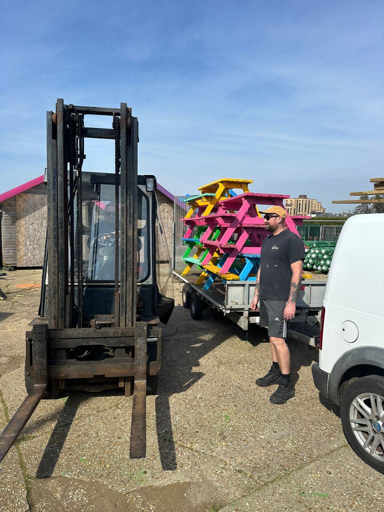 Benches with Victorious Festival and Yardboiz!