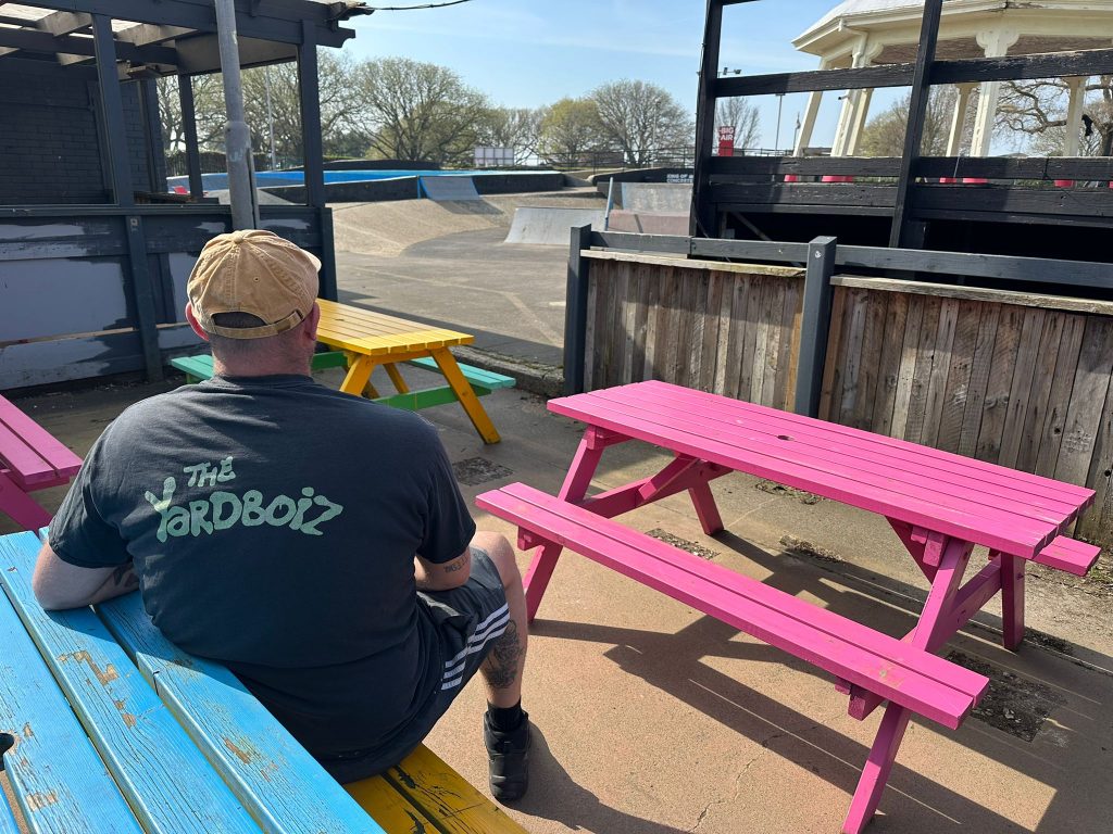 Benches with Victorious Festival and Yardboiz!